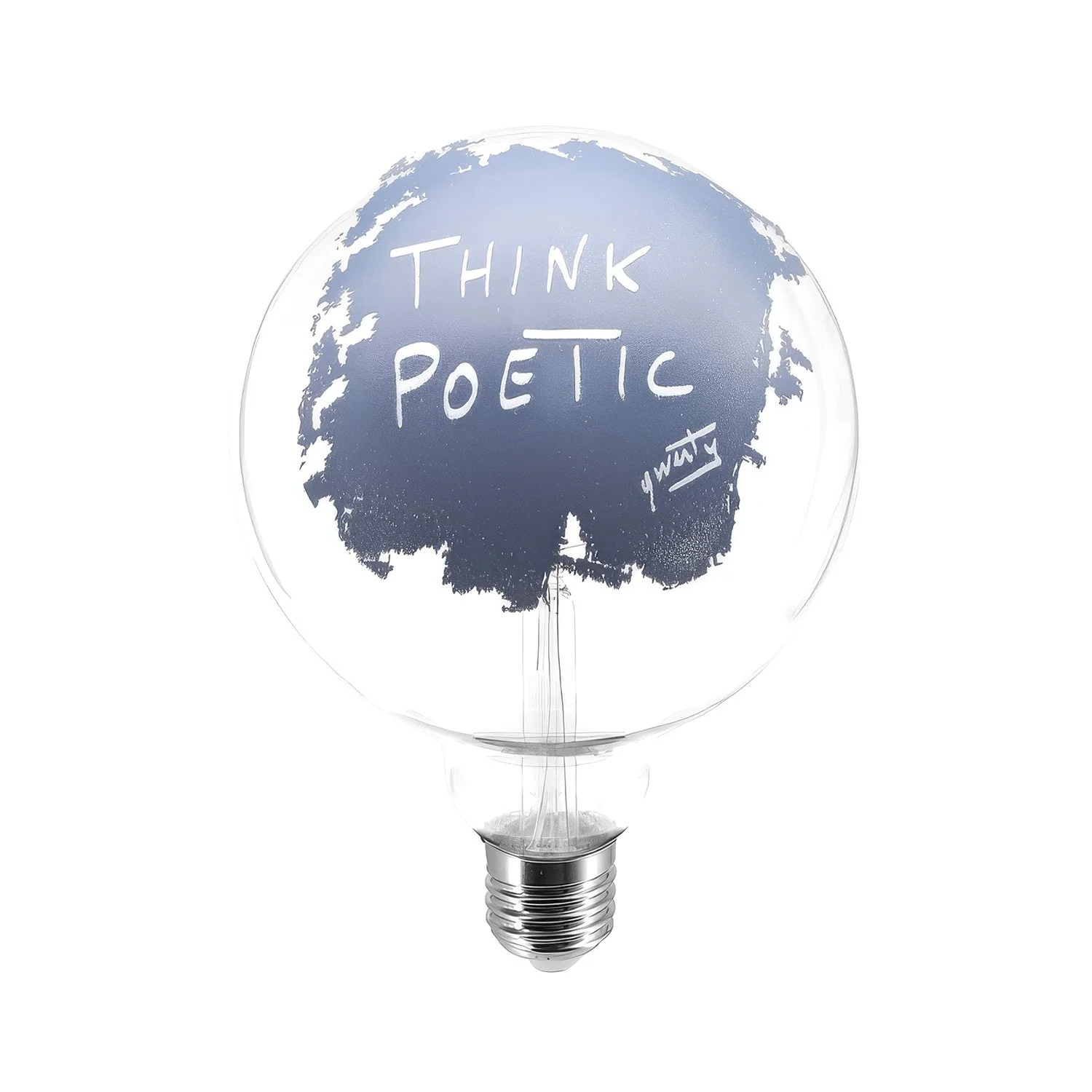 Lampadina LED Tattoo Think Poetic G125 4,5W 470Lm E27 2700K Dimmerabile