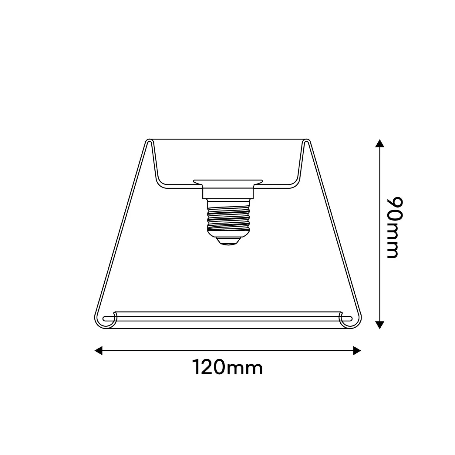 Lampadina LED Trasparente Ghost Line CRI 90 Mini Cone 6W 500Lm E27 2200K Dimmerabile - G07 - Image 5
