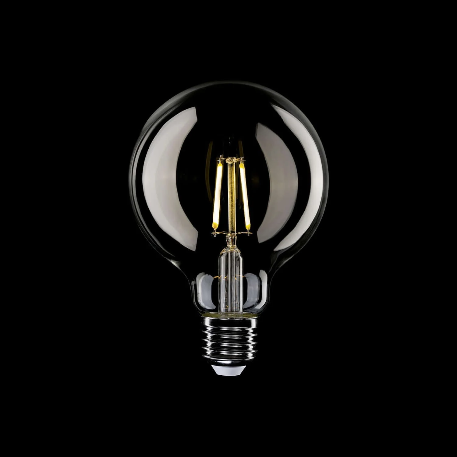 Lampadina LED Trasparente Globo G95 4W 470Lm E27 2700K - E04 - Image 2
