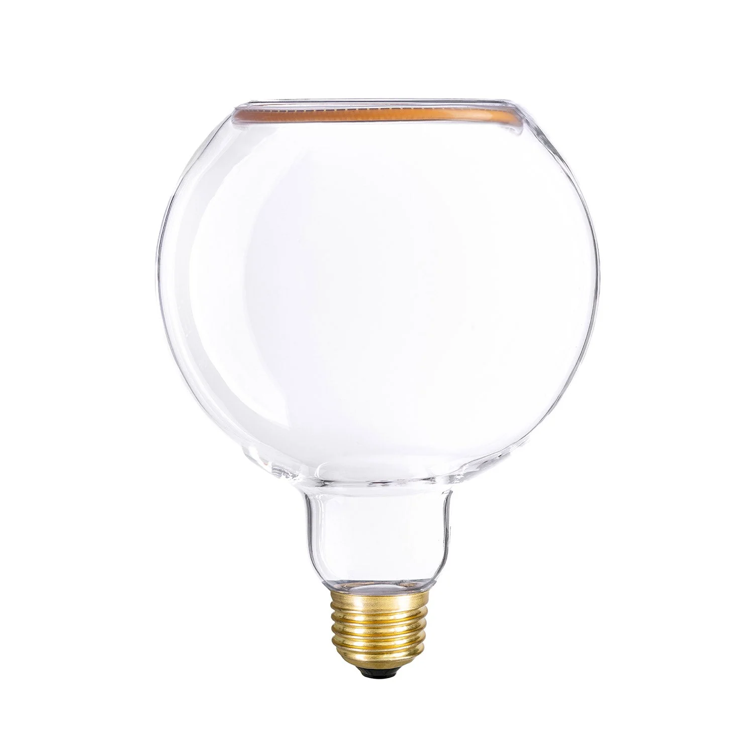 LED Clear Light Bulb Ghost Line CRI 90 G40 4W 300Lm E26 120V 2200K Dimmable - G05