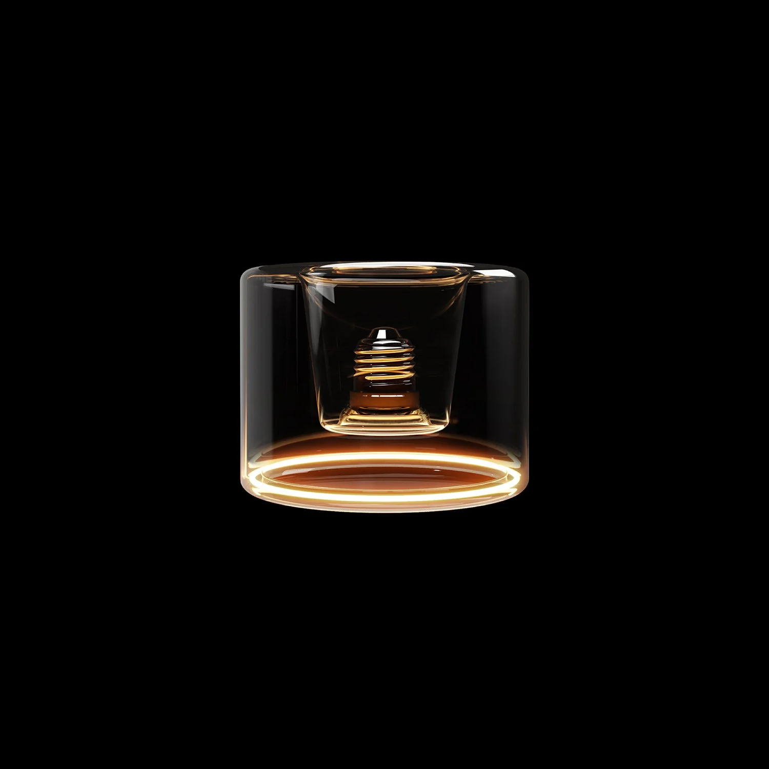 LED Clear Light Bulb Ghost Line CRI 90 Recessed Mini Donut 5,5W 450Lm E26 120V 2200K Dimmable - G03 - Image 2