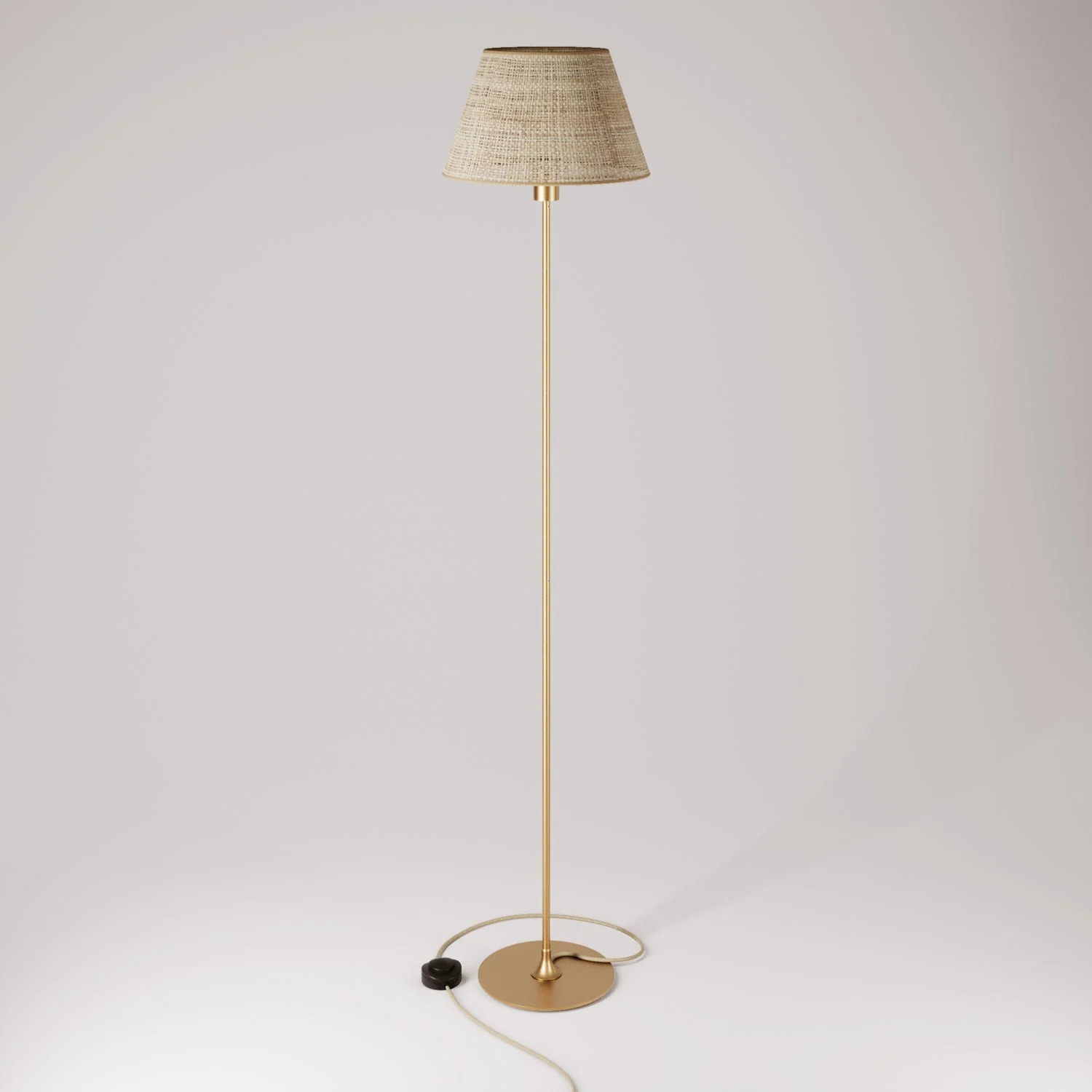 MAG-Y floor lamp with Impero M shade - Brushed bronze - Image 3
