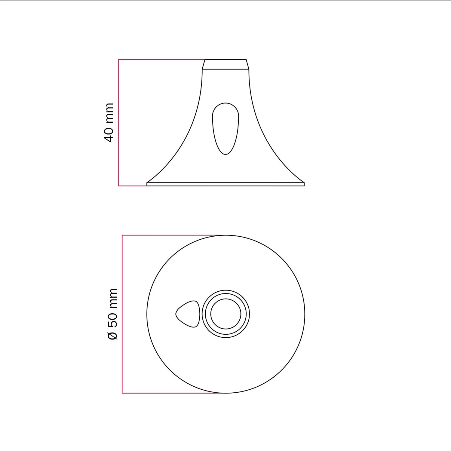 MAG-Y, kit supporto magnetico per lampada - Bianco opaco - Image 8