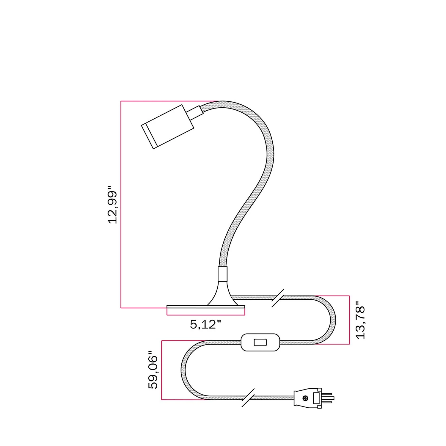 MAG-Y spotlight with adjustable extension - Matt white - Image 7