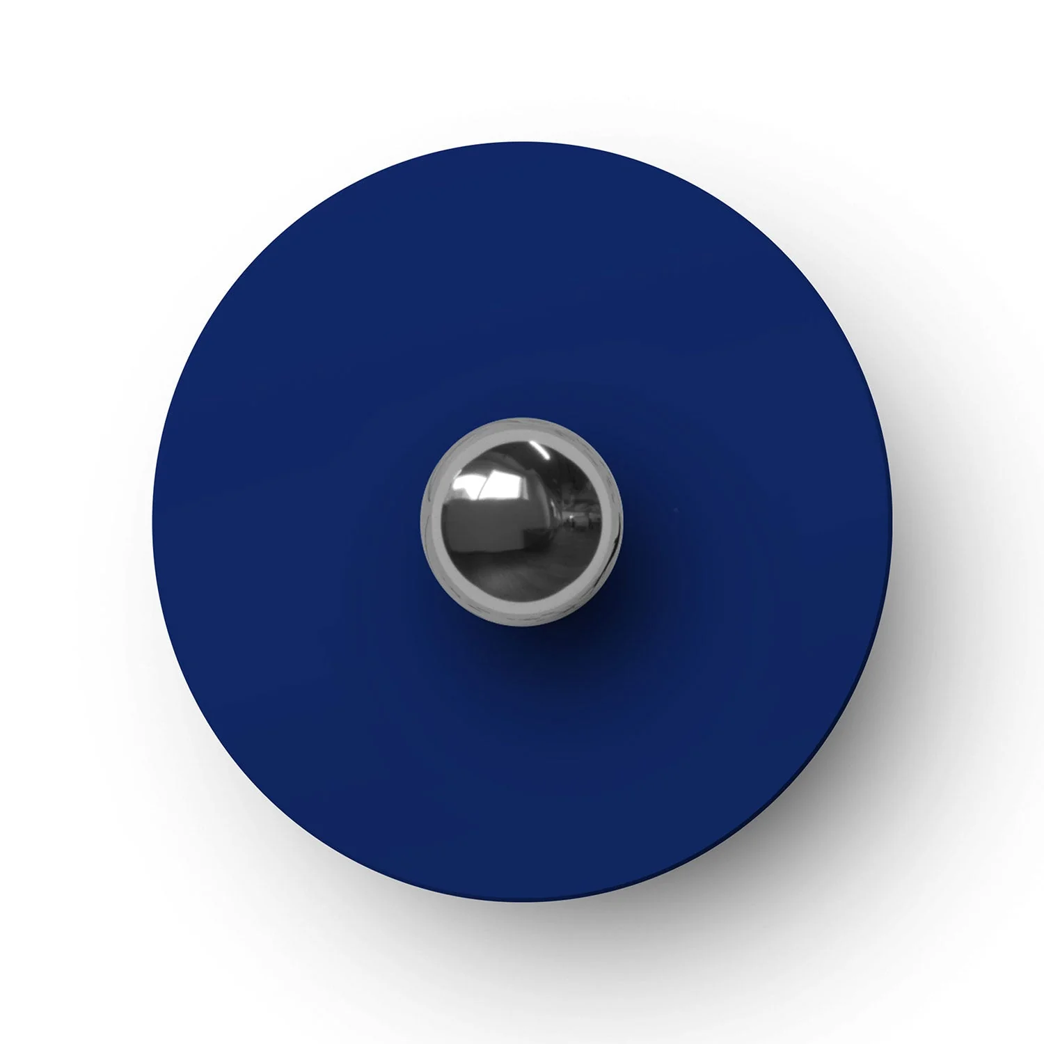 Mini piatto Ellepì 'Solid Color' Blu per lampade, diametro 24 cm - Made in Italy - Image 3