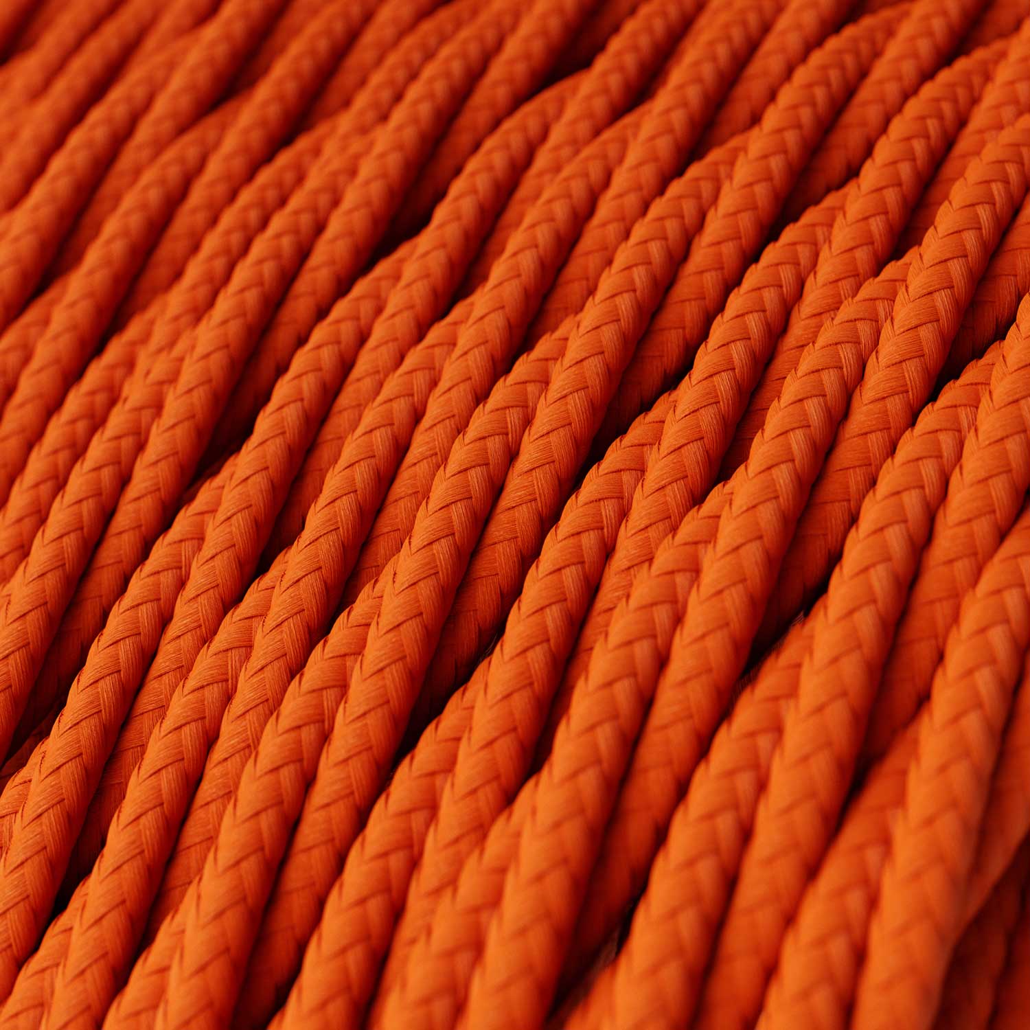 Orange Rayon covered Twisted electric cable - TM15 - Image 2