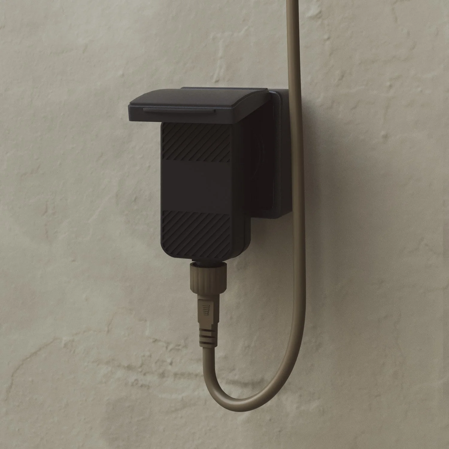 Outdoor 3-Light String Light for wet locations Olive Green, Power supply with US plug - Marina3 Cherry - Image 6
