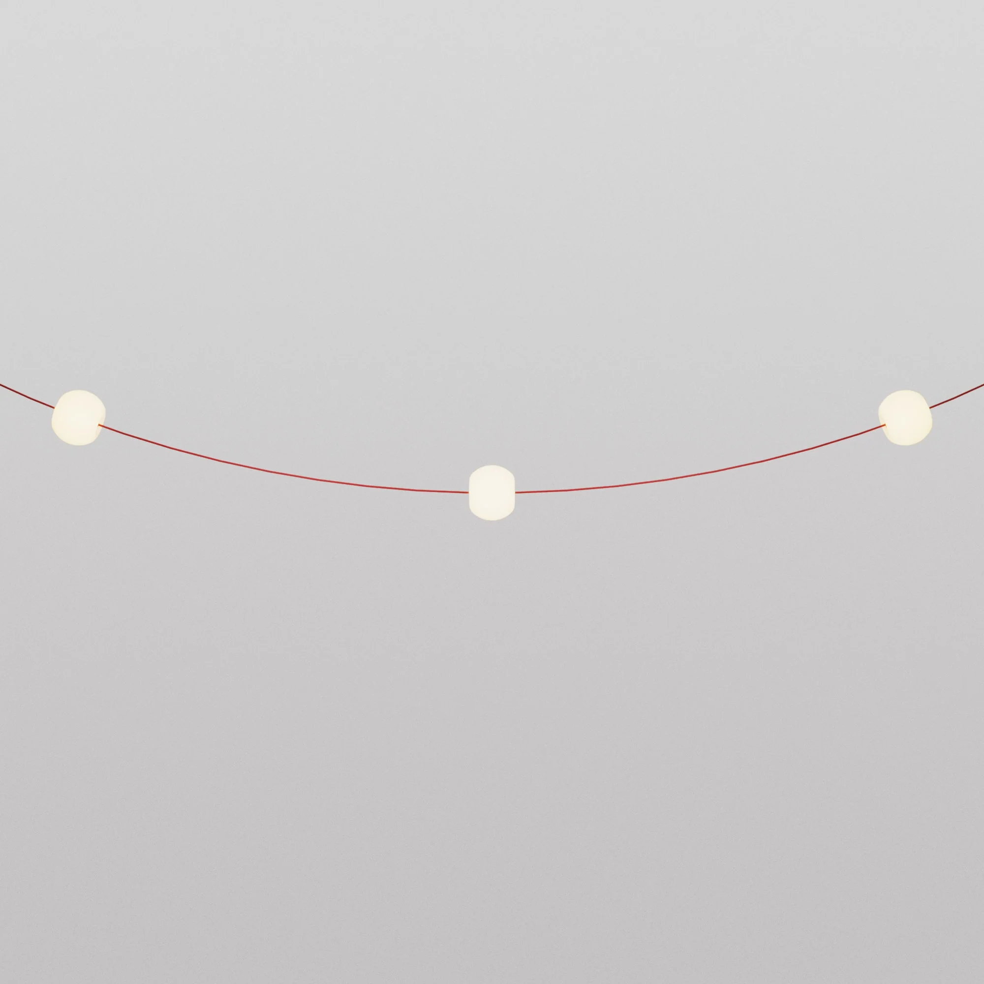 Outdoor 3-Light String Light for wet locations Starfish Red, Power supply with US plug - Marina3 Cherry - Image 9