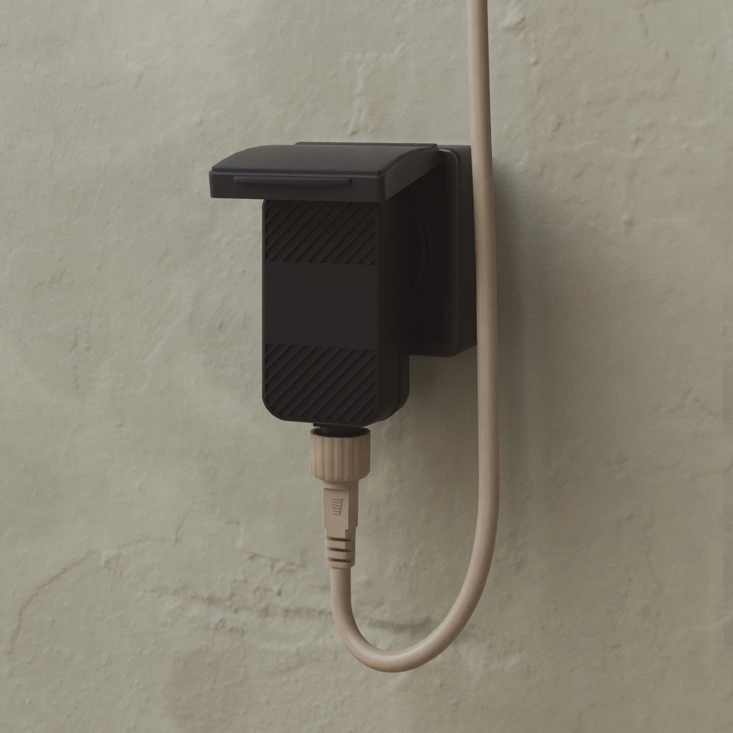 Outdoor 6-Light String Light for wet locations Desert Brown, Power supply with US plug - Marina6 - Image 6