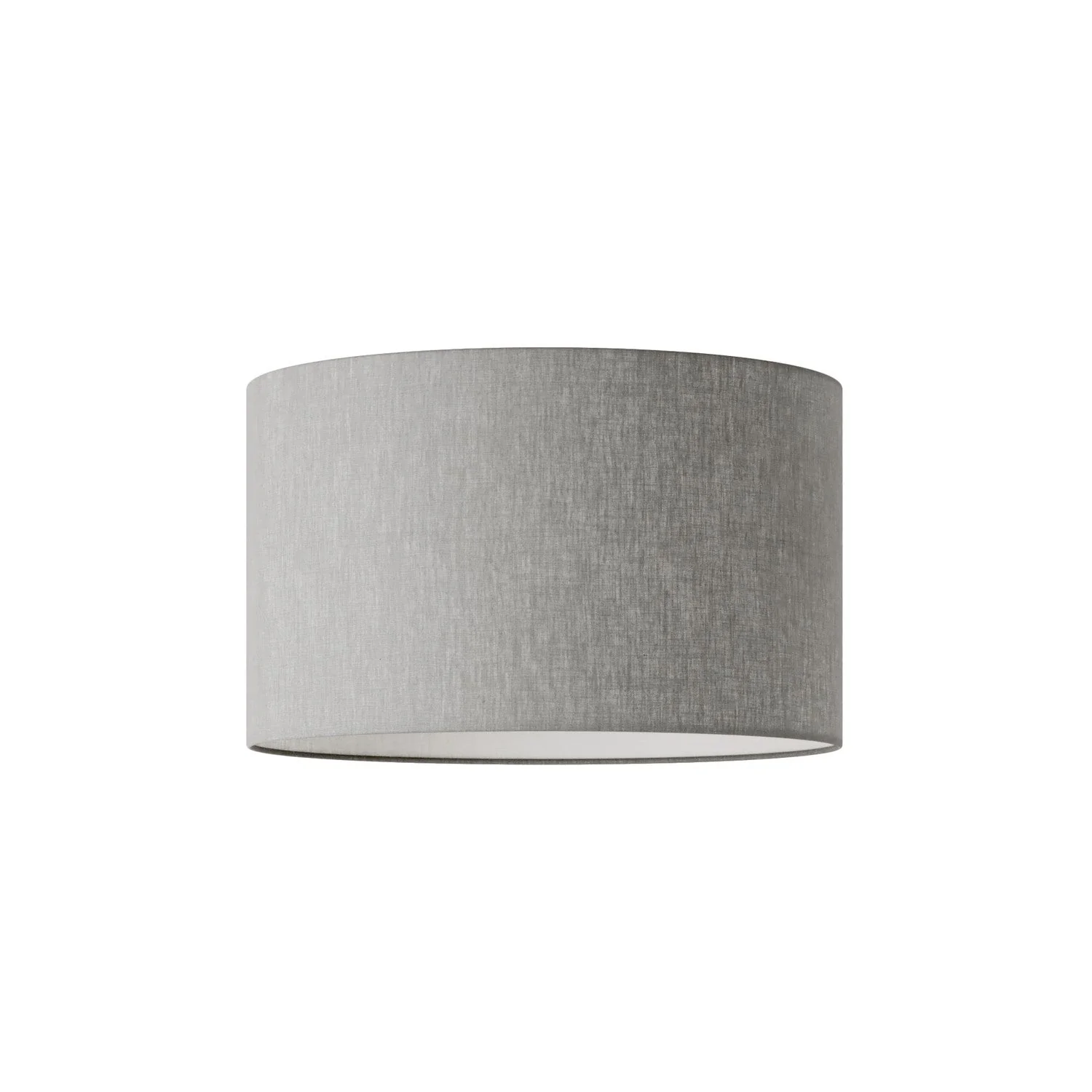 Paralume Cilindro L in tessuto con attacco E27 - Made in Italy - Camelot Grigio