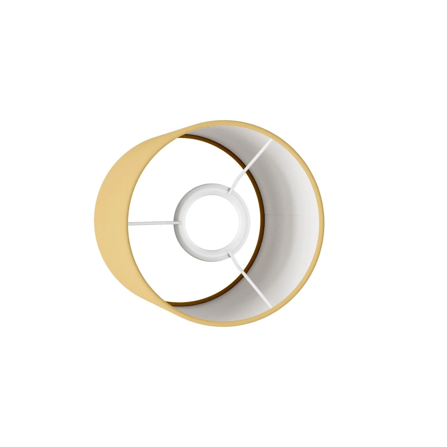 Paralume Cilindro S in tessuto con attacco E27 - Made in Italy - Arenal Oro - Image 3