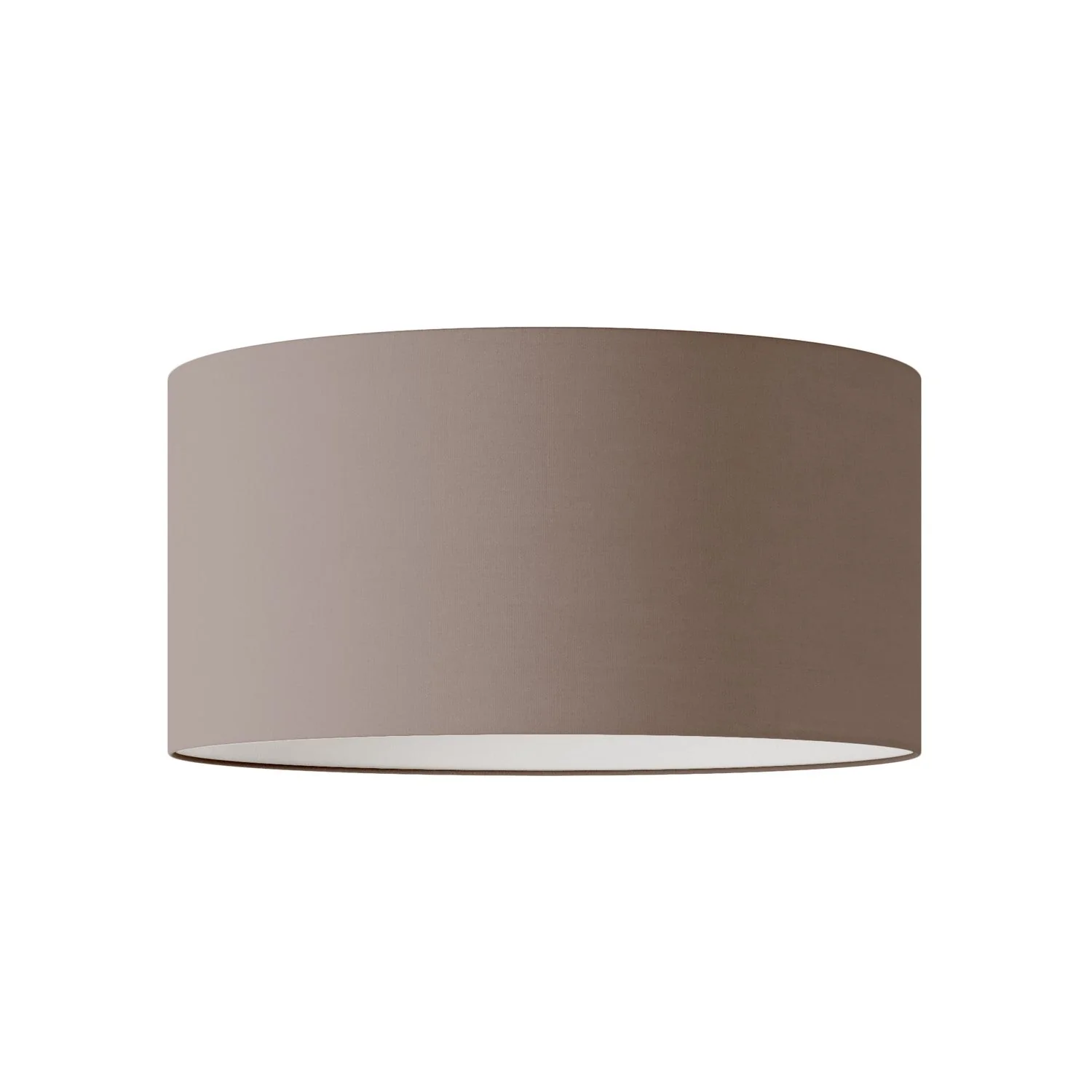 Paralume Cilindro XL in tessuto con attacco E27 - Made in Italy - Arenal Cenere