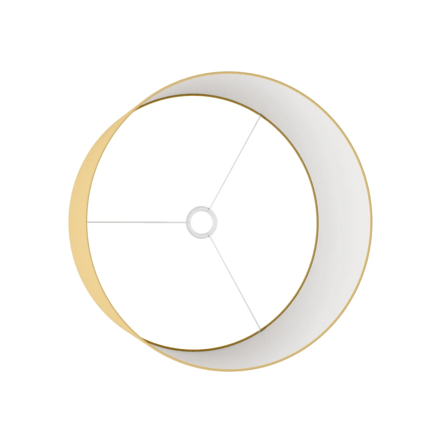 Paralume Cilindro XL in tessuto con attacco E27 - Made in Italy - Arenal Oro - Image 3