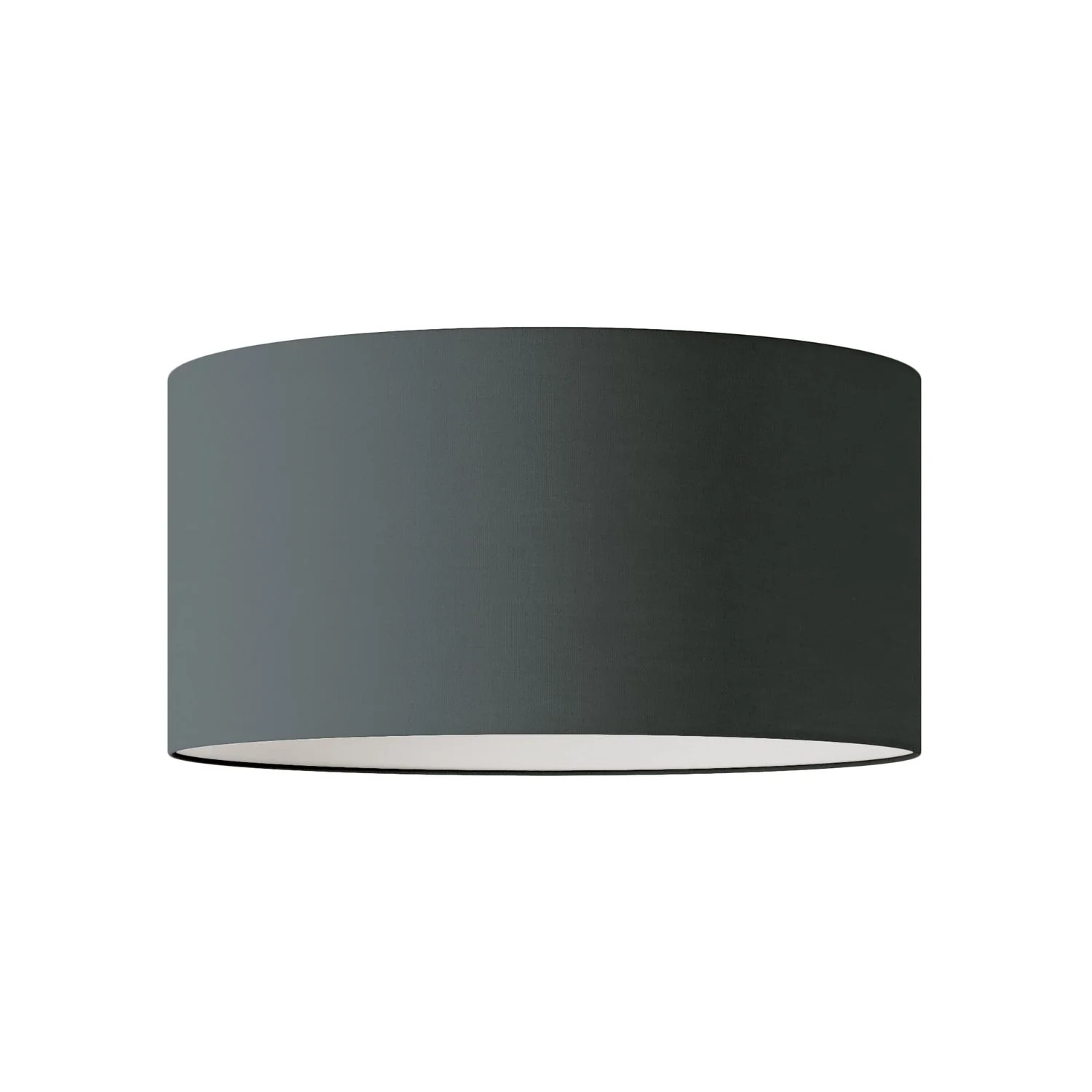 Paralume Cilindro XL in tessuto con attacco E27 - Made in Italy - Teletta Grigio Scuro