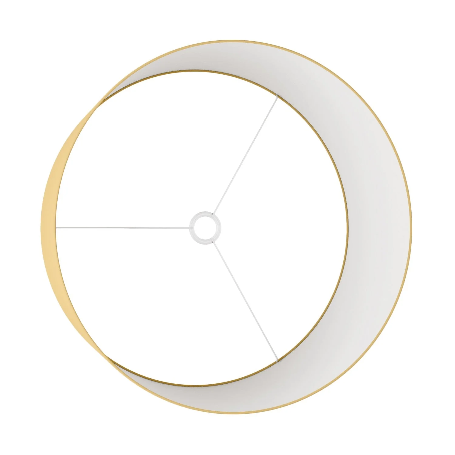 Paralume Cilindro XXL in tessuto con attacco E27 - Made in Italy - Arenal Oro - Image 3