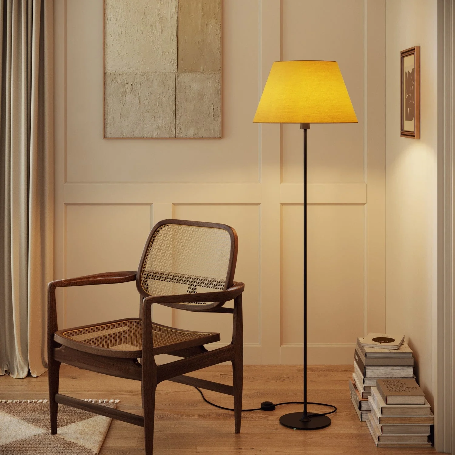 Paralume Impero L per lampada da tavolo o applique con attacco E27 - Made in Italy - Arenal Oro - Image 2