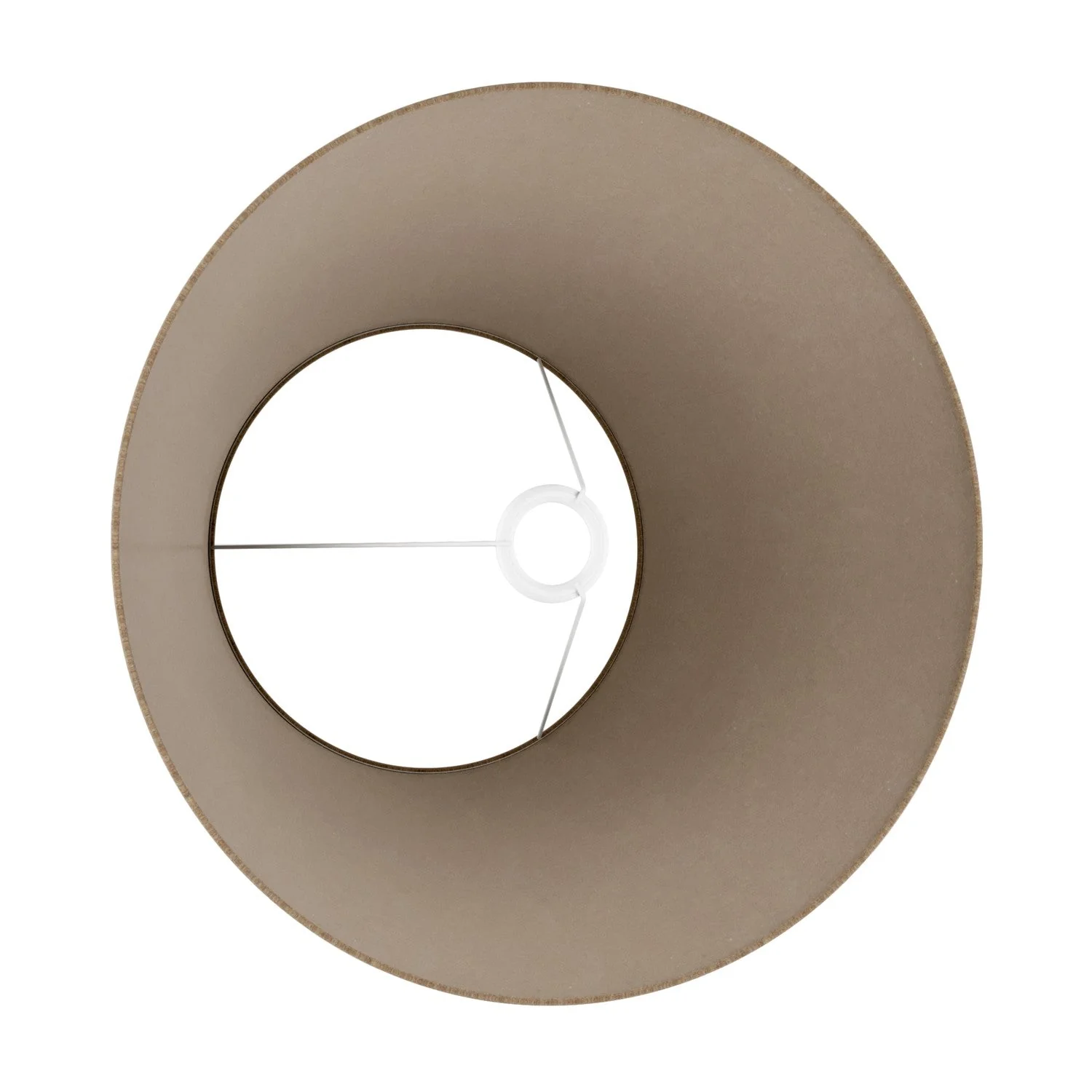 Paralume Impero L per lampada da tavolo o applique con attacco E27 - Made in Italy - Lana Marrone - Image 3