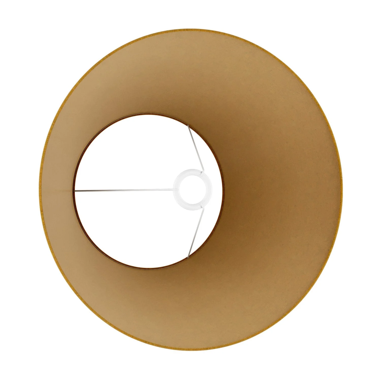 Paralume Impero L per lampada da tavolo o applique con attacco E27 - Made in Italy - Lana Senape - Image 3