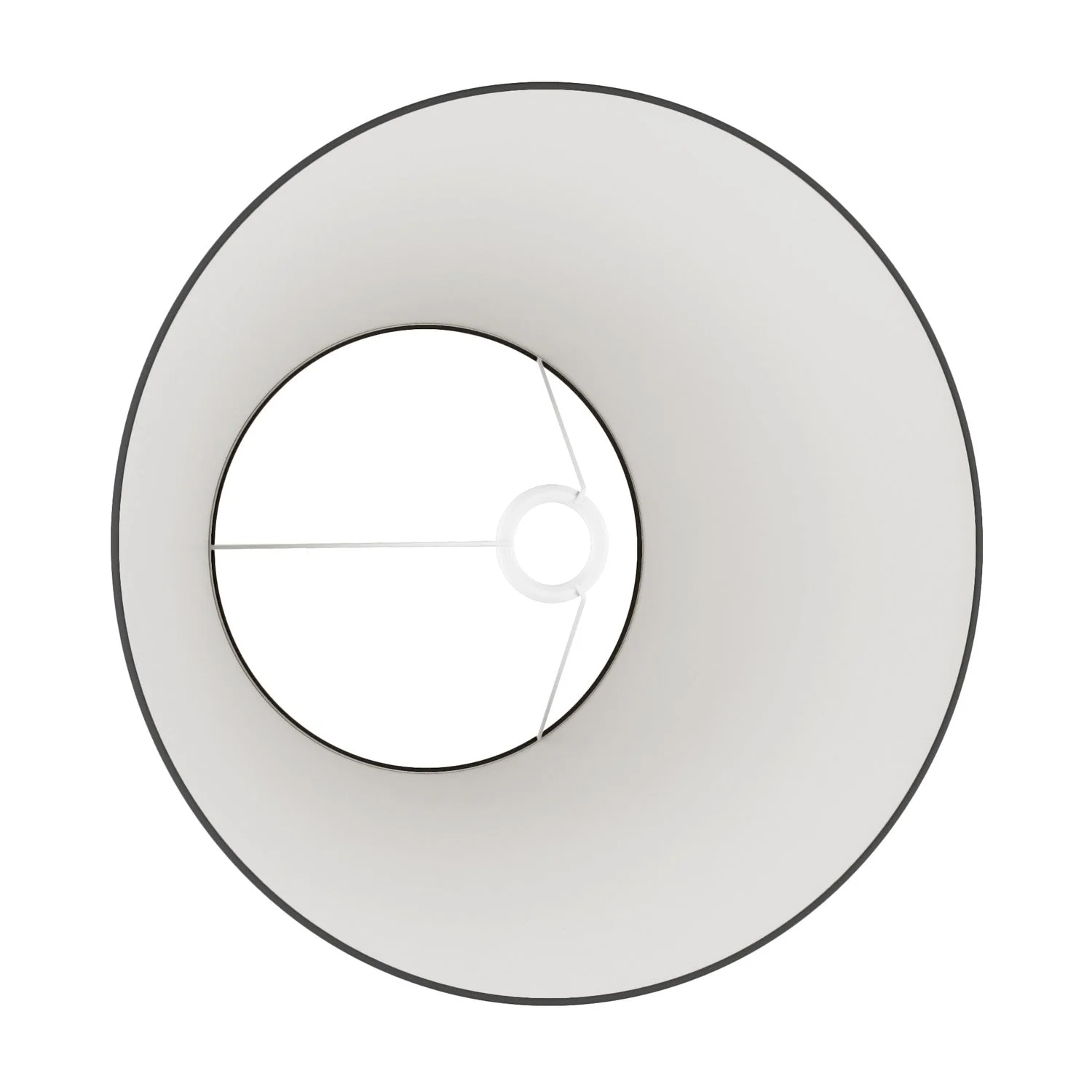 Paralume Impero L per lampada da tavolo o applique con attacco E27 - Made in Italy - Teletta Antracite - Image 3