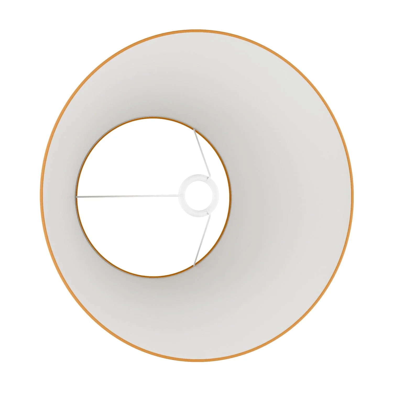 Paralume Impero L per lampada da tavolo o applique con attacco E27 - Made in Italy - Teletta Mandarino - Image 3
