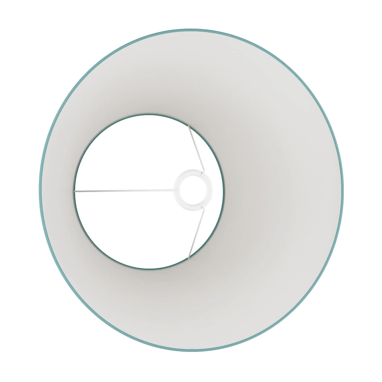 Paralume Impero L per lampada da tavolo o applique con attacco E27 - Made in Italy - Teletta Verde Dubbio - Image 3