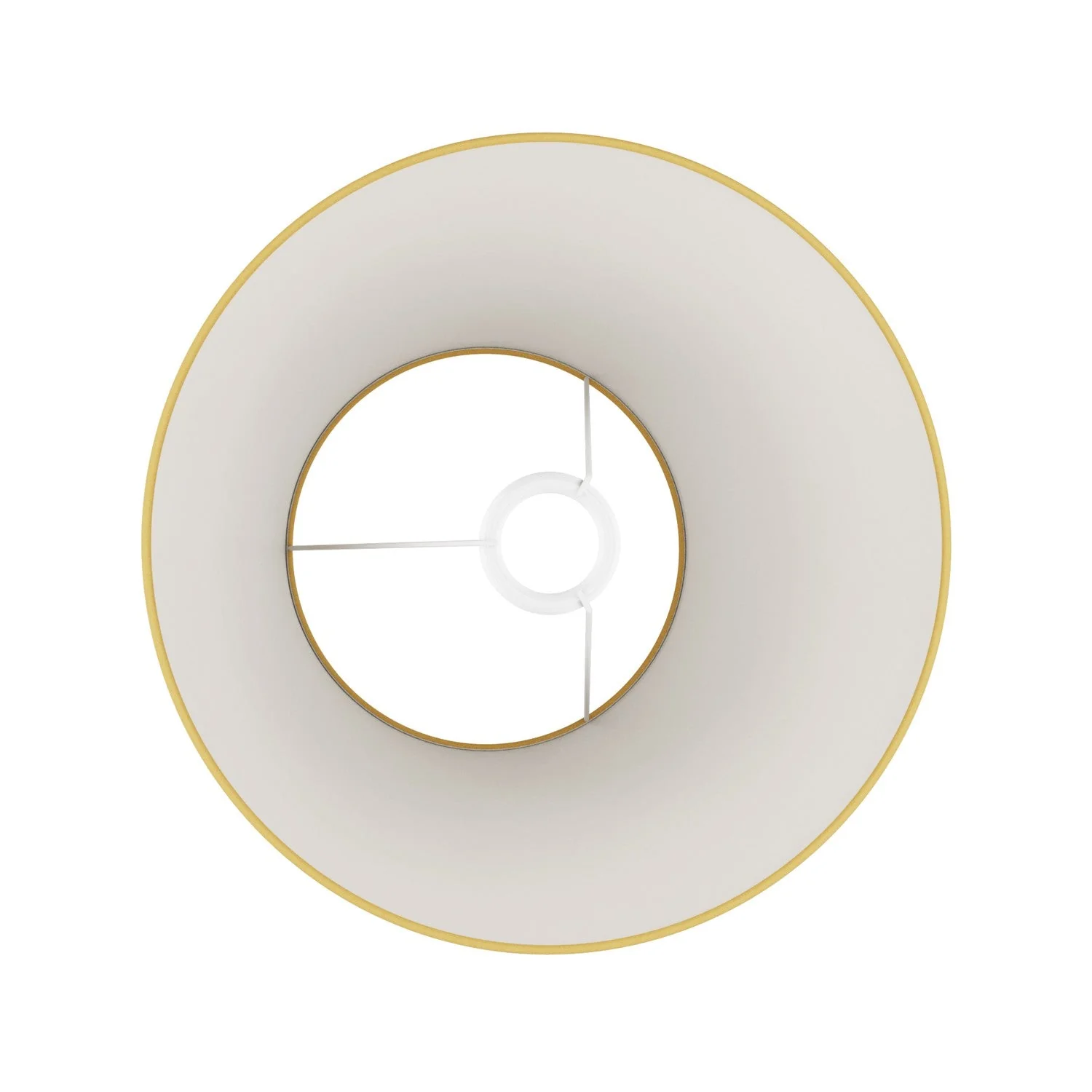 Paralume Impero M in tessuto per lampada da terra con attacco E27 - Made in Italy - Arenal Oro - Image 3