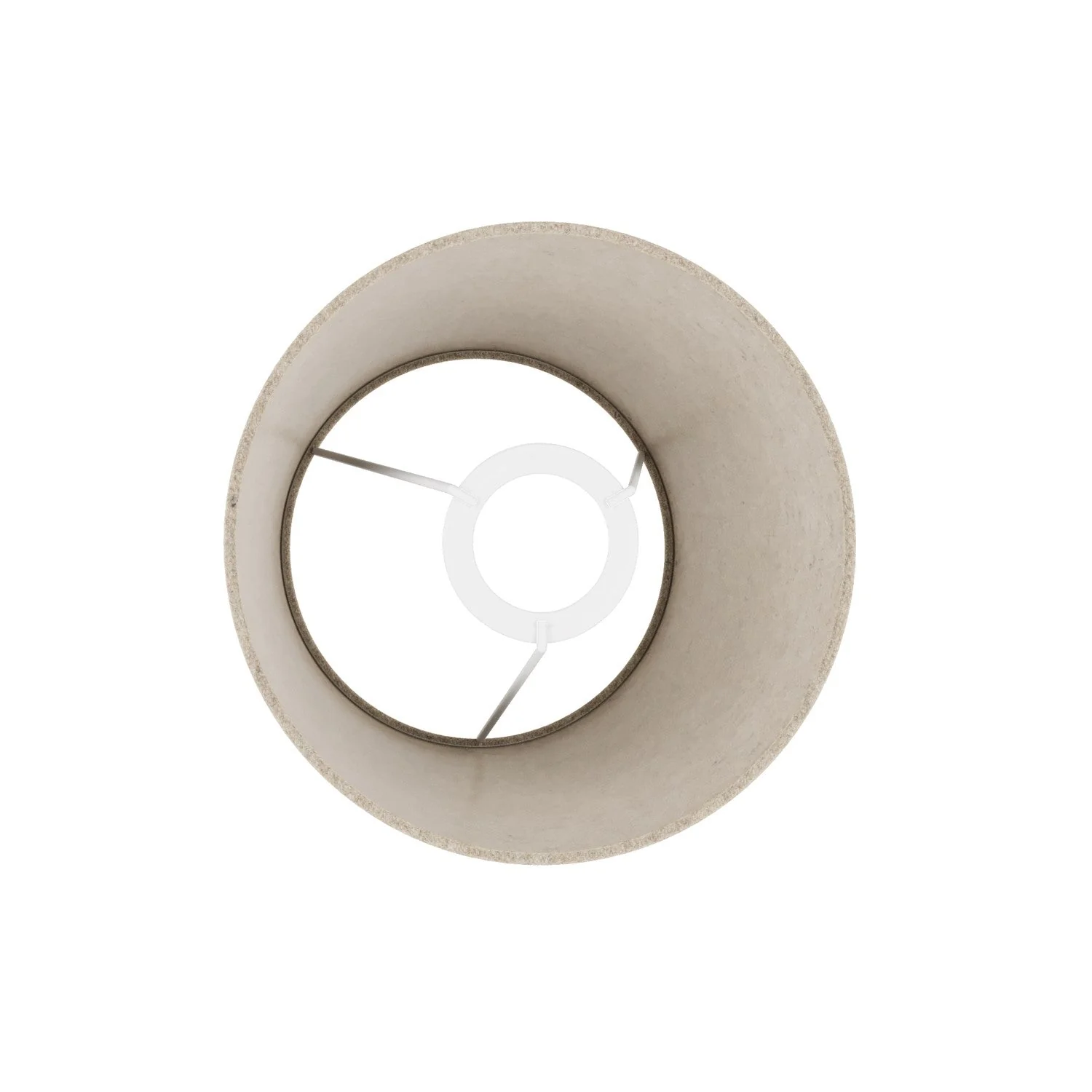 Paralume Impero S con attacco E27 per lampada da tavolo o applique - Made in Italy - Lana Beige - Image 3