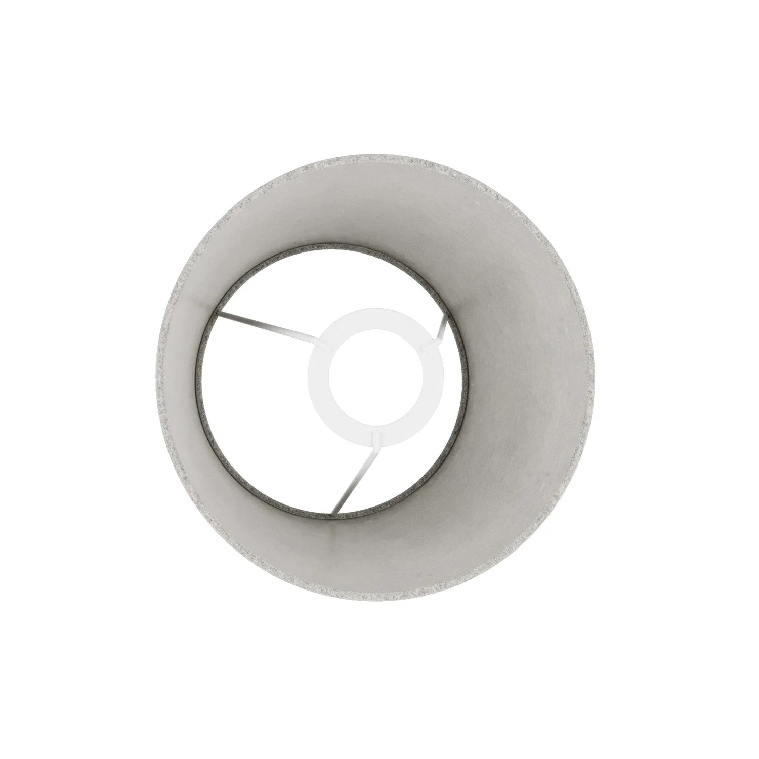 Paralume Impero S con attacco E27 per lampada da tavolo o applique - Made in Italy - Lana Grigio Chiaro - Image 3