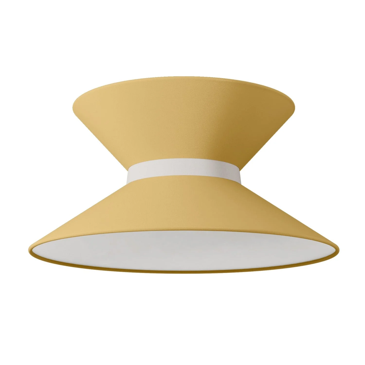 Paralume in tessuto Clessidra Arenal oro - Made in Italy