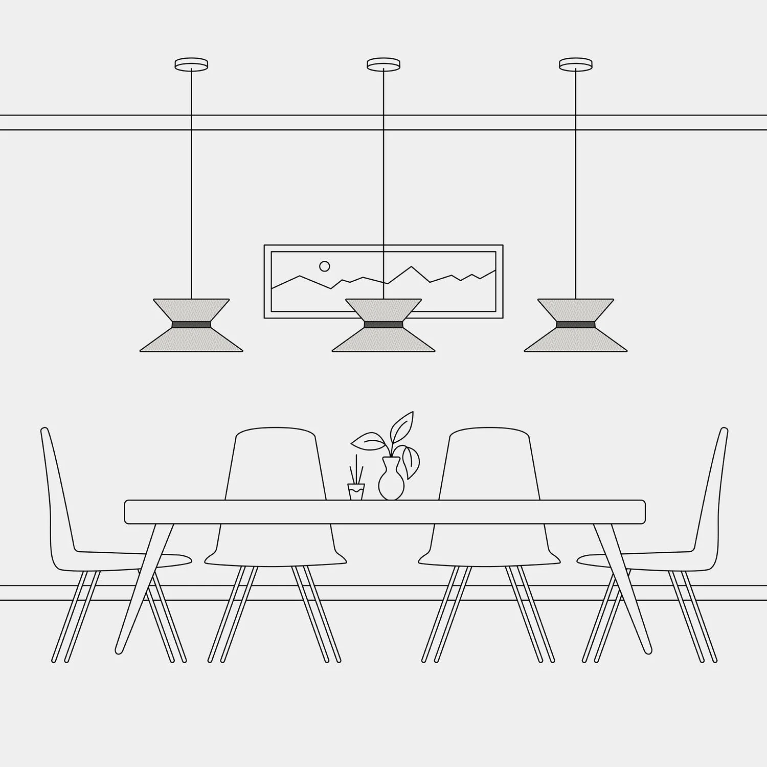 Paralume in tessuto Clessidra Arenal sabbia - Made in Italy - Image 15