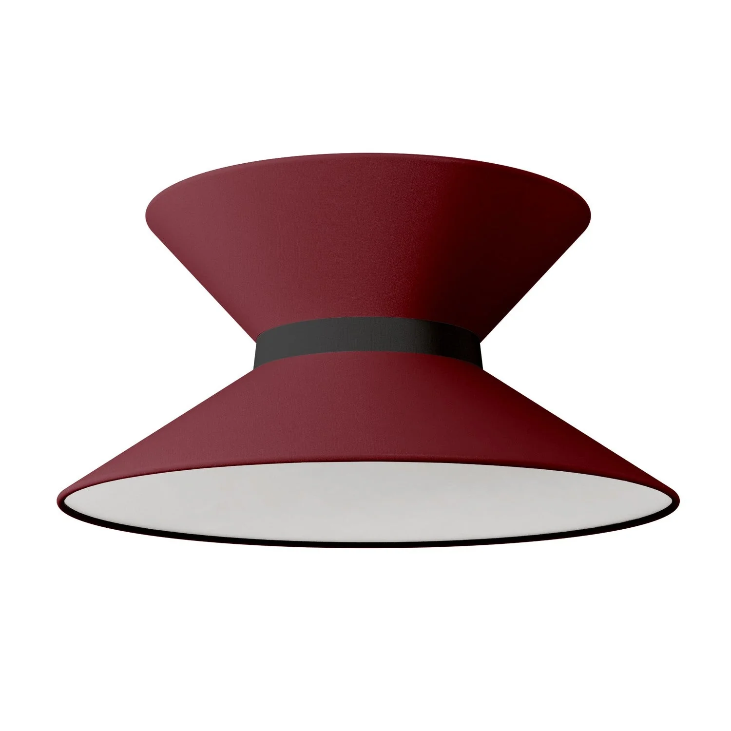 Paralume in tessuto Clessidra per lampada a sospensione - Arenal Bordeaux - Image 10
