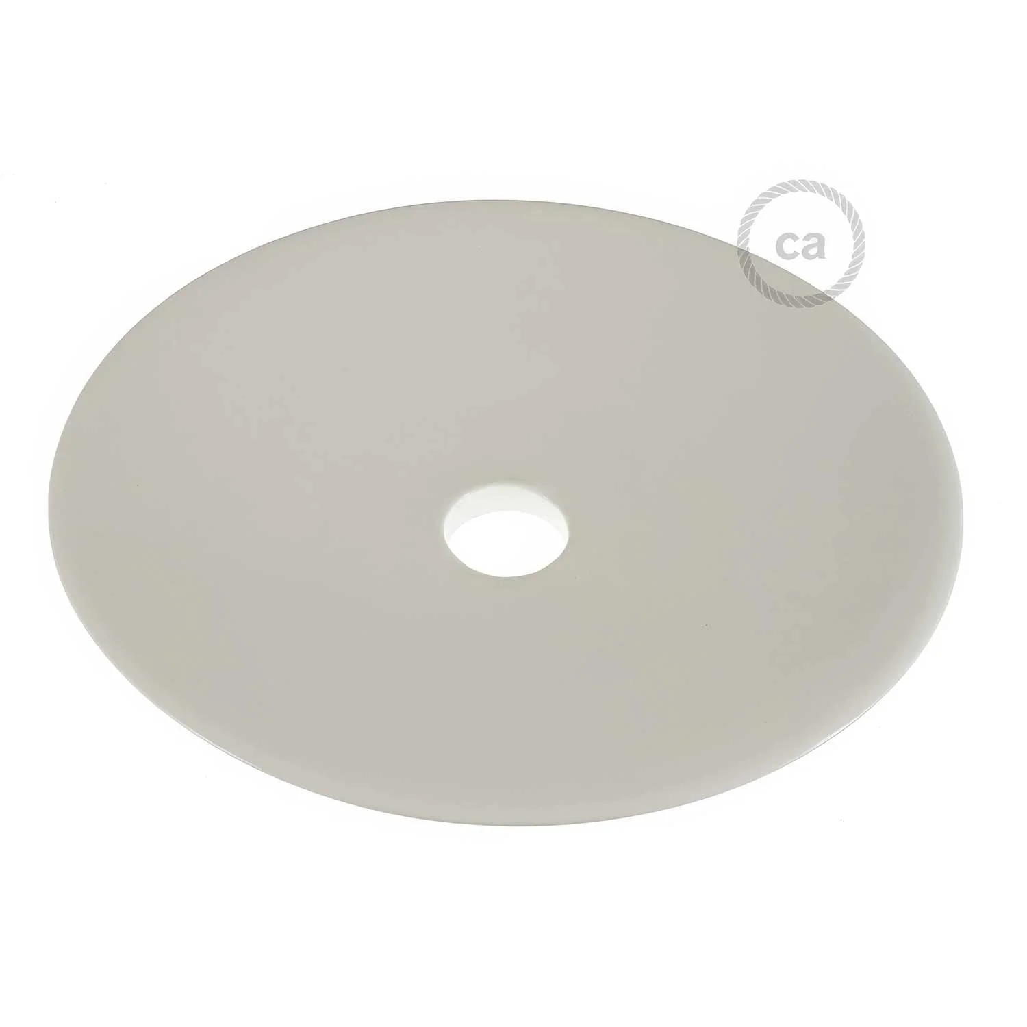 Paralume Piatto in ceramica per sospensione - Made in Italy - Effetto cemento - Image 4