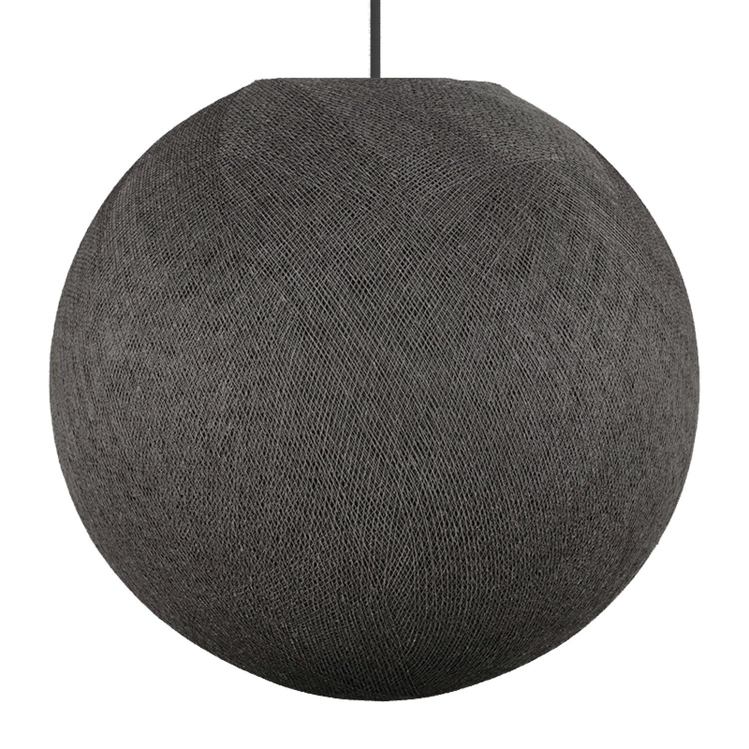 Paralume Sfera Light in filo fatto a mano - Poliestere Grigio antracite