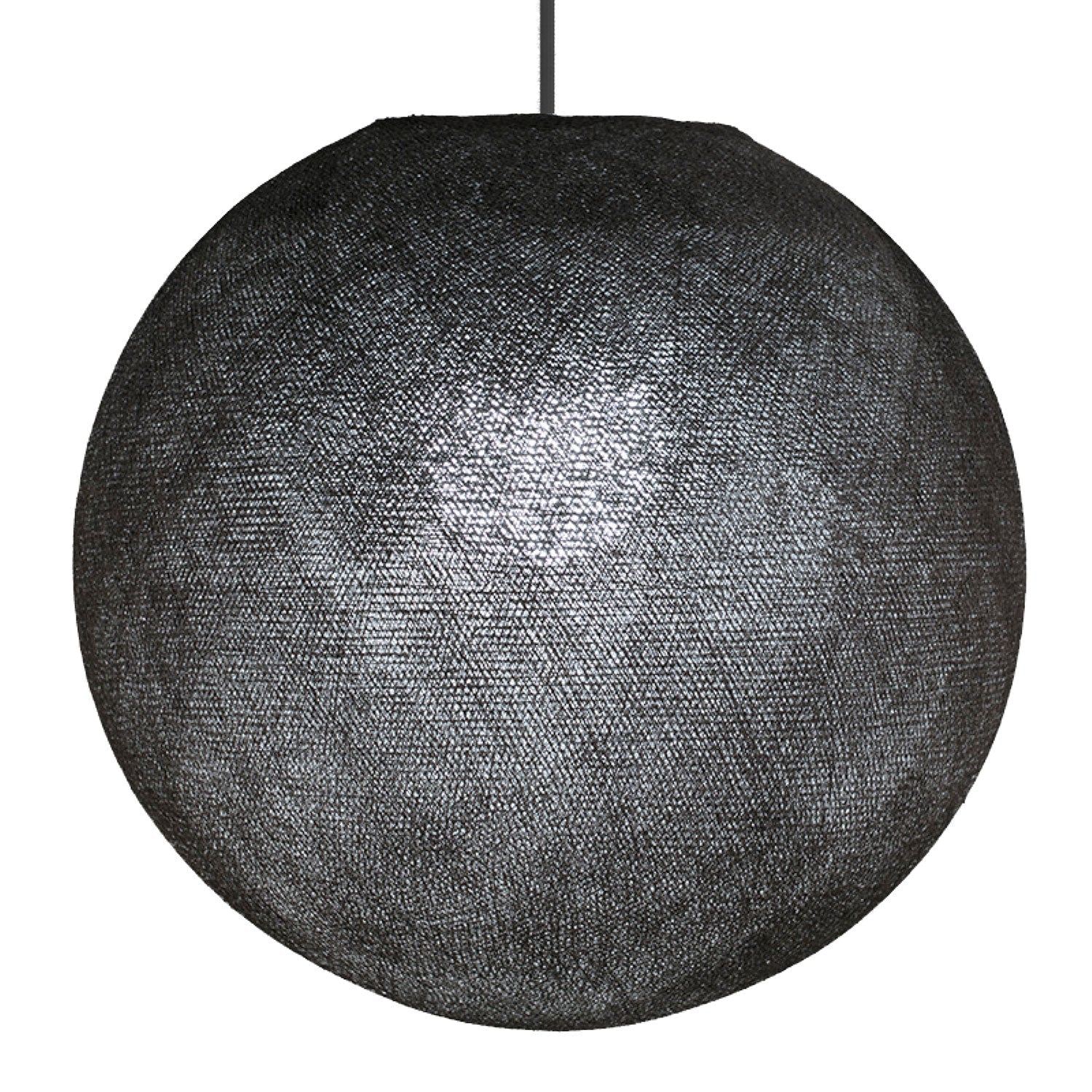 Paralume Sfera Light in filo fatto a mano - Poliestere Grigio antracite - Image 2