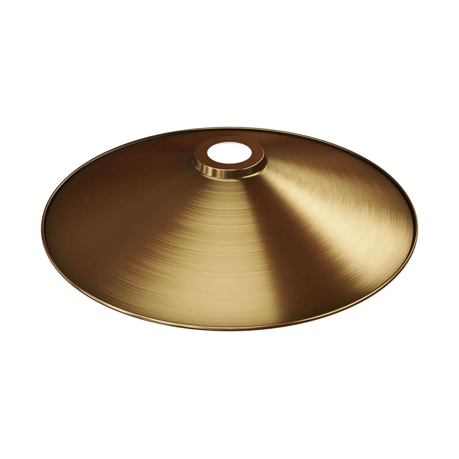 Paralume Swing in metallo smaltato per portalampada E27 - Bronzo satinato - Image 3