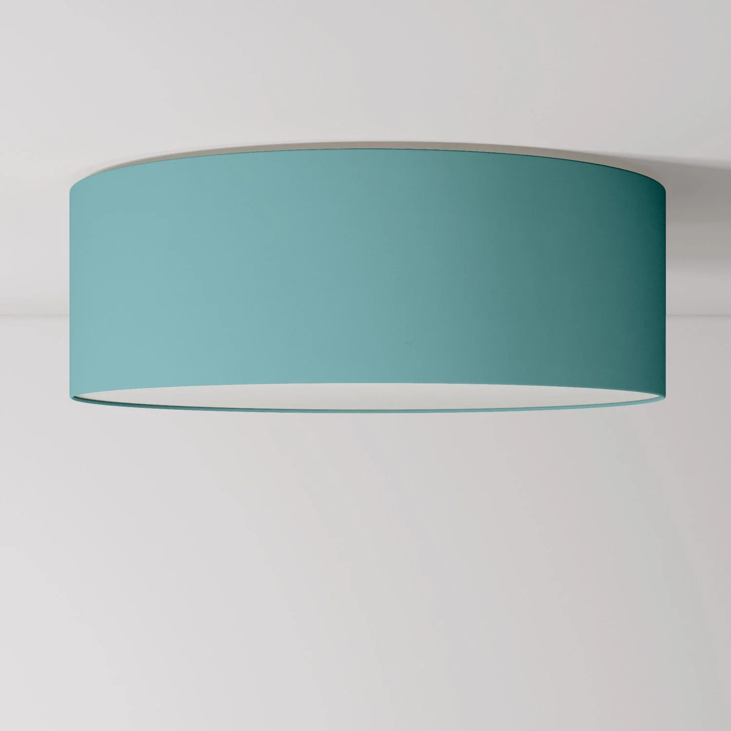 Plafoniera in tessuto Large - Made in Italy - Teletta Verde Dubbio