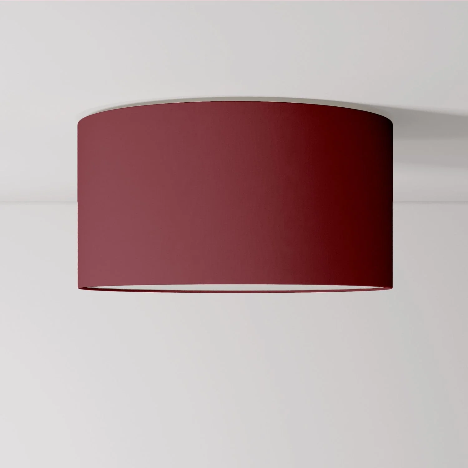 Plafoniera in tessuto Medium - Made in Italy - Arenal Bordeaux