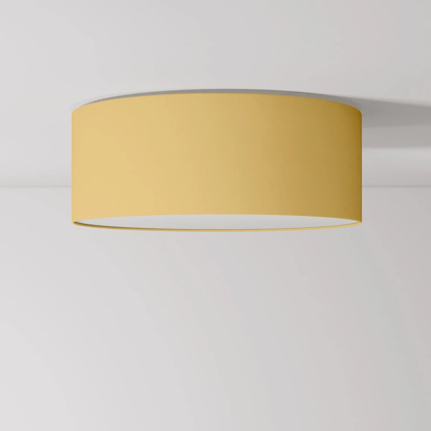 Plafoniera in tessuto Medium Slim - Made in Italy - Arenal Oro
