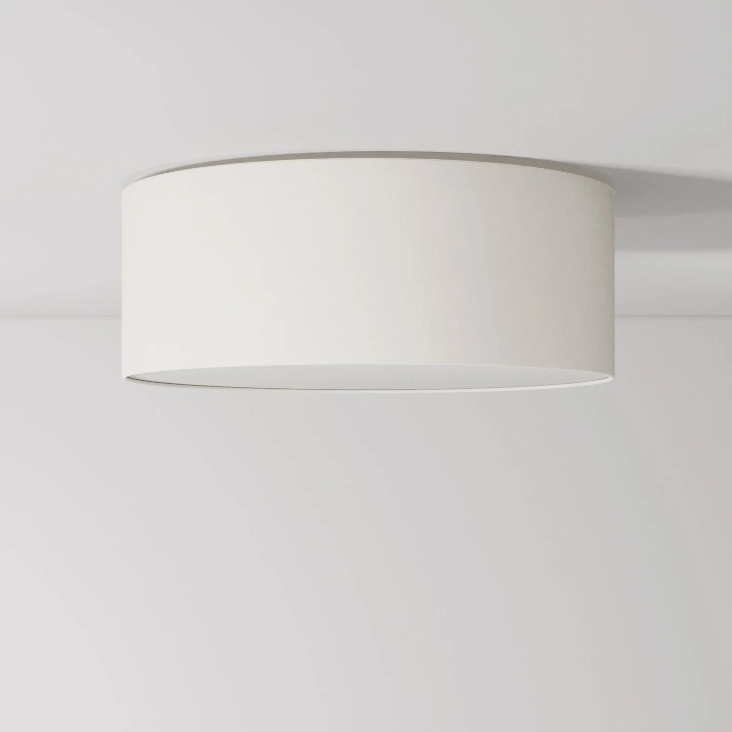 Plafoniera in tessuto Medium Slim - Made in Italy- Arenal Sabbia