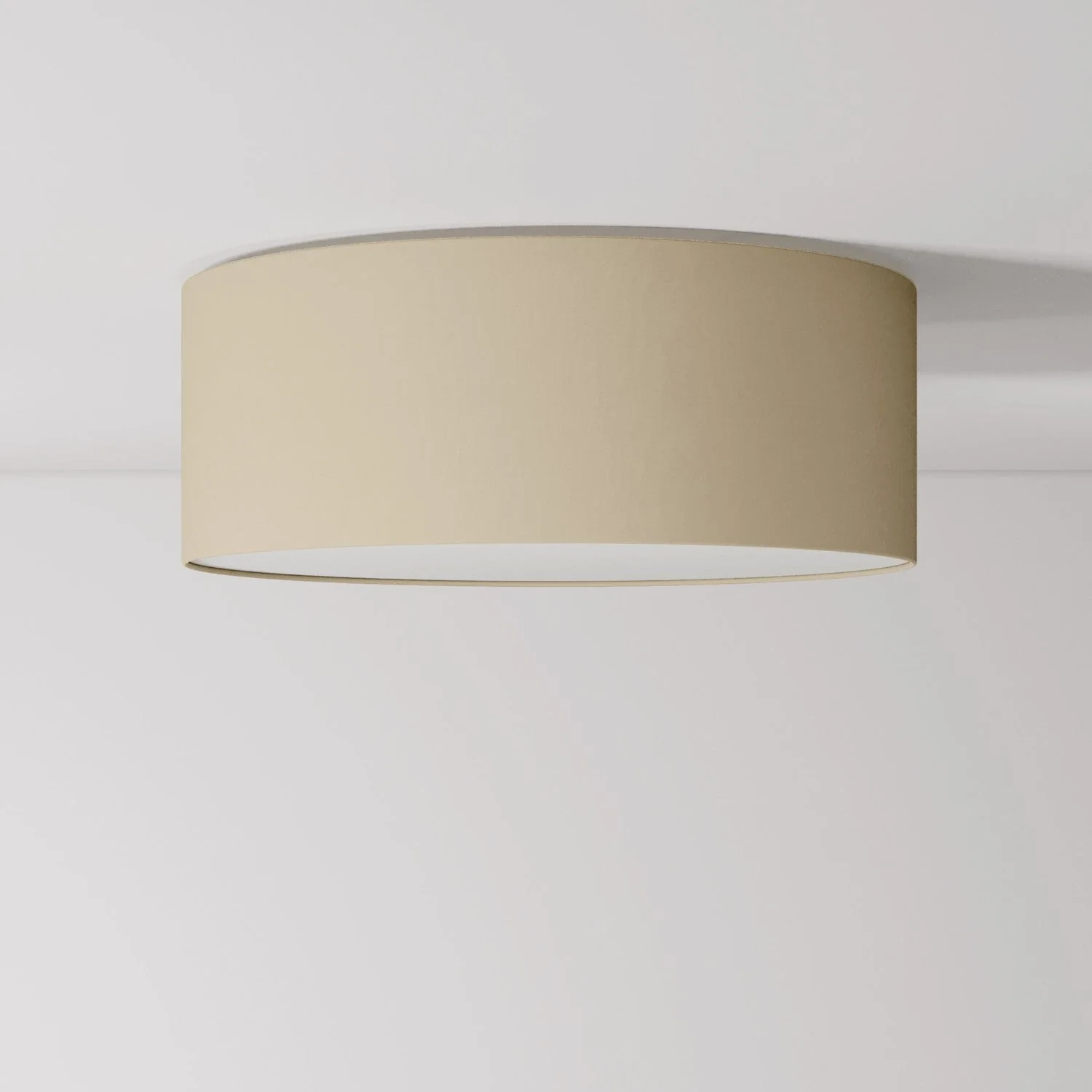 Plafoniera in tessuto Medium Slim - Made in Italy - Arenal Tortora