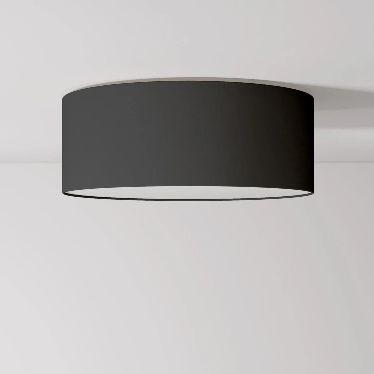 Plafoniera in tessuto Medium Slim - Made in Italy - Teletta Antracite