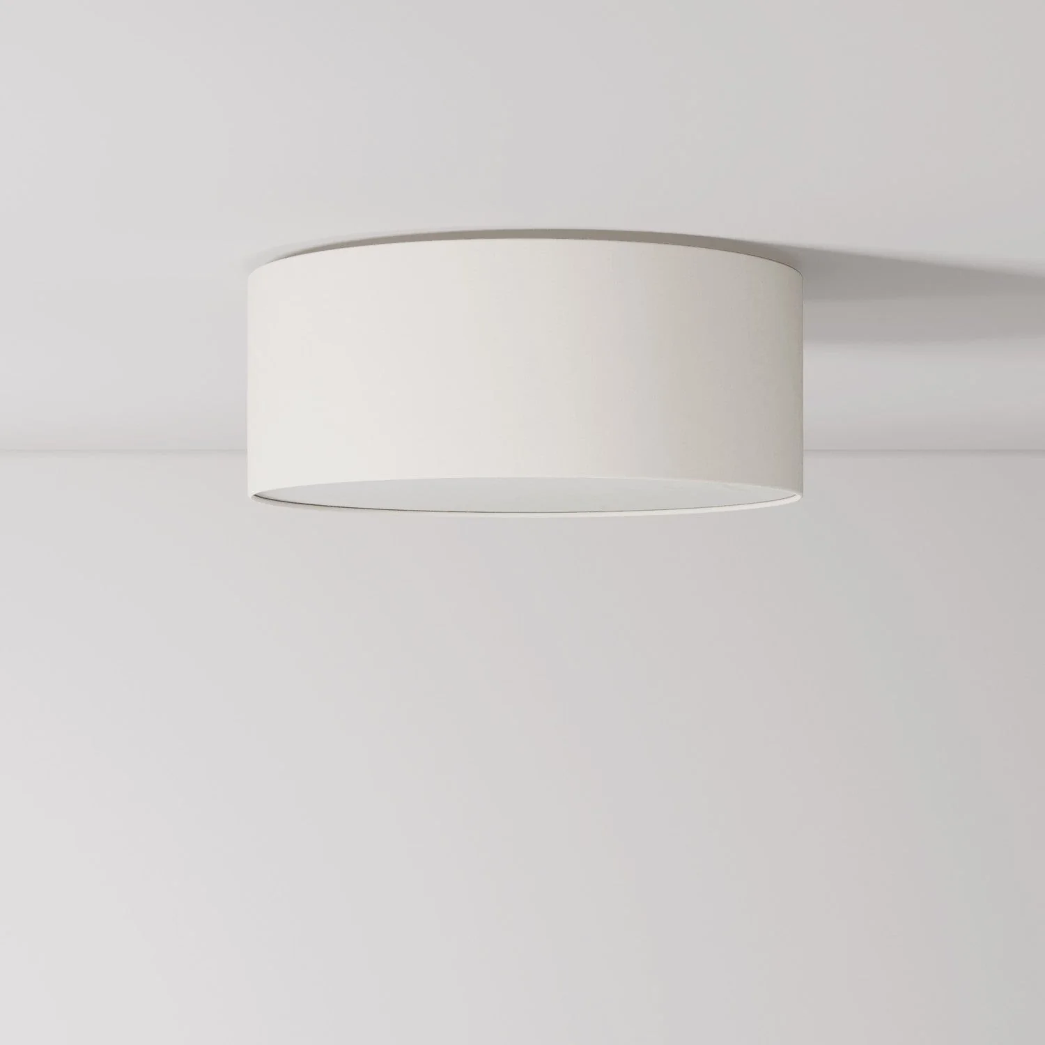 Plafoniera in tessuto Small Arenal sabbia - Made in Italy