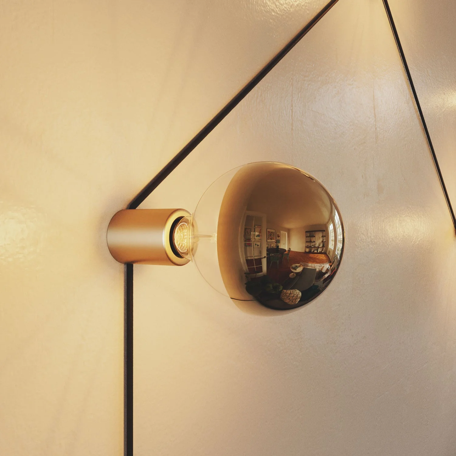 Portalampada E27 Spostaluce in metallo da parete o soffitto - Bronzo satinato - Image 4