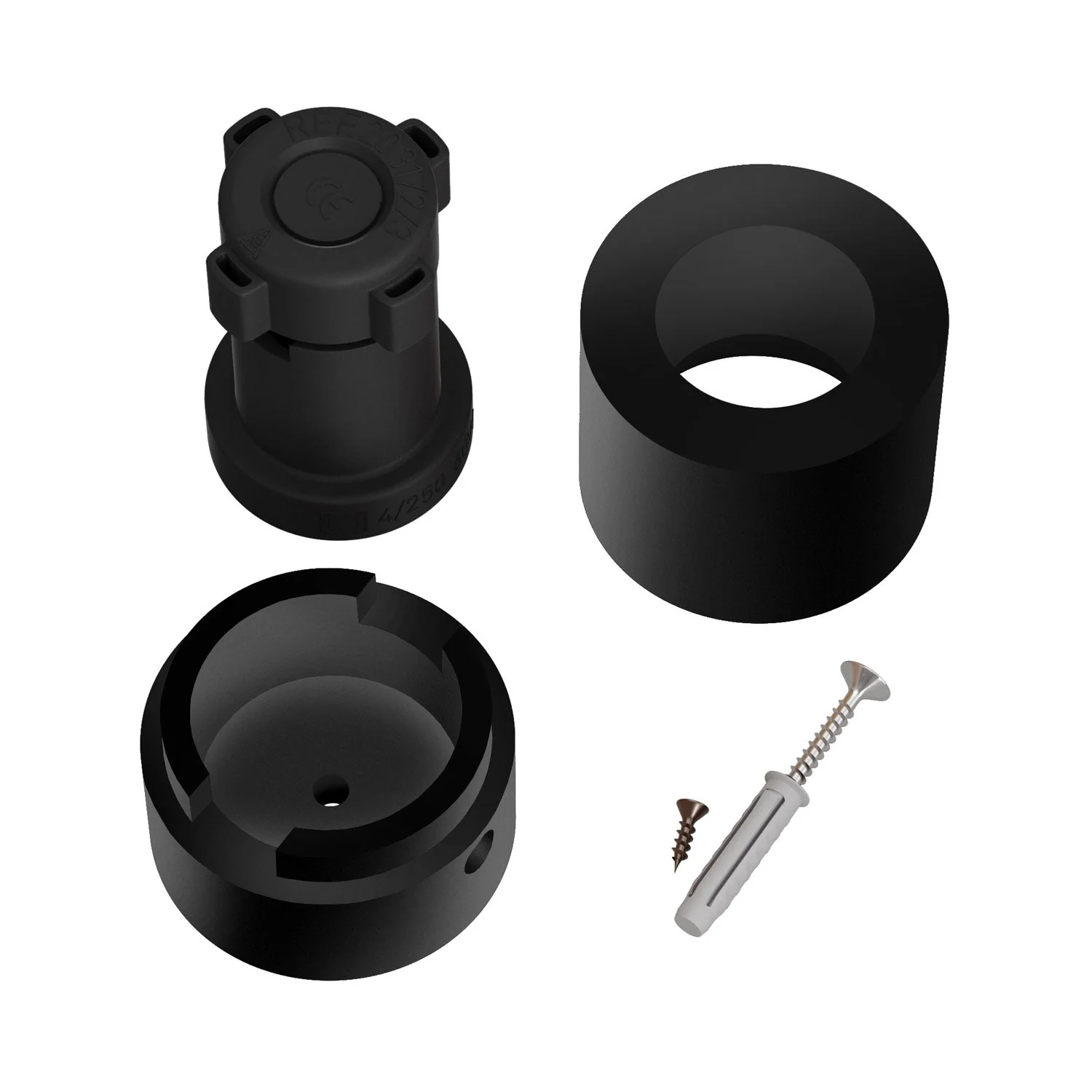 Portalampada in legno per cavo per catenaria e sistema Filé. Made in Italy - Nero - Image 3