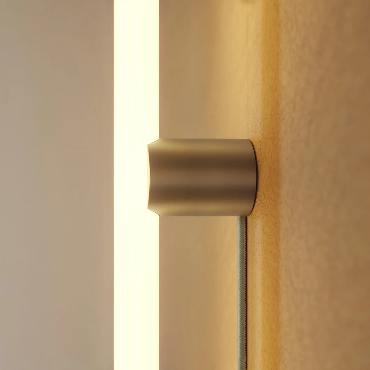 Portalampada S14d Spostaluce in metallo da parete o soffitto - Titanio satinato - Image 4