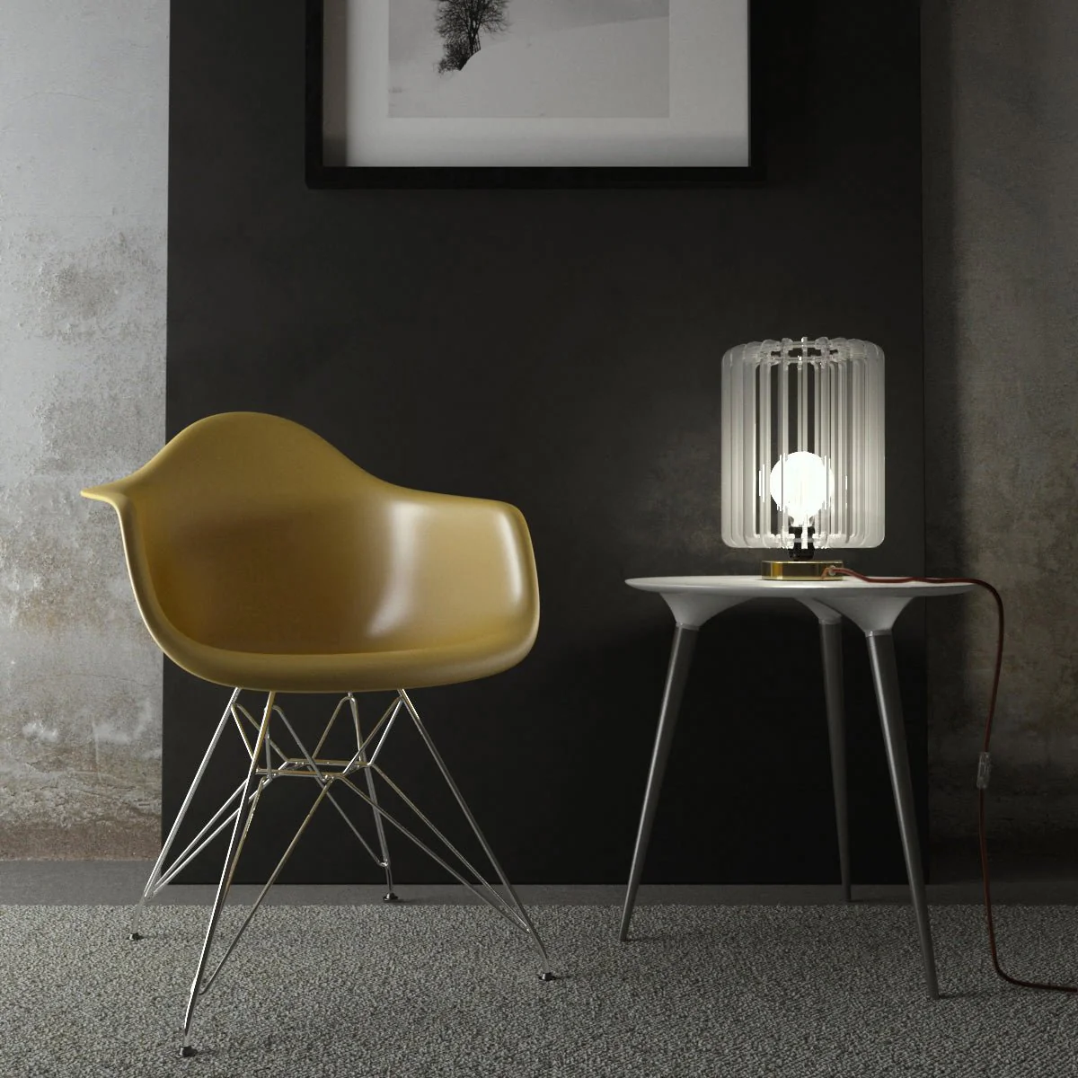Posaluce for lampshade - Table lamp in metal - Brass - Image 2