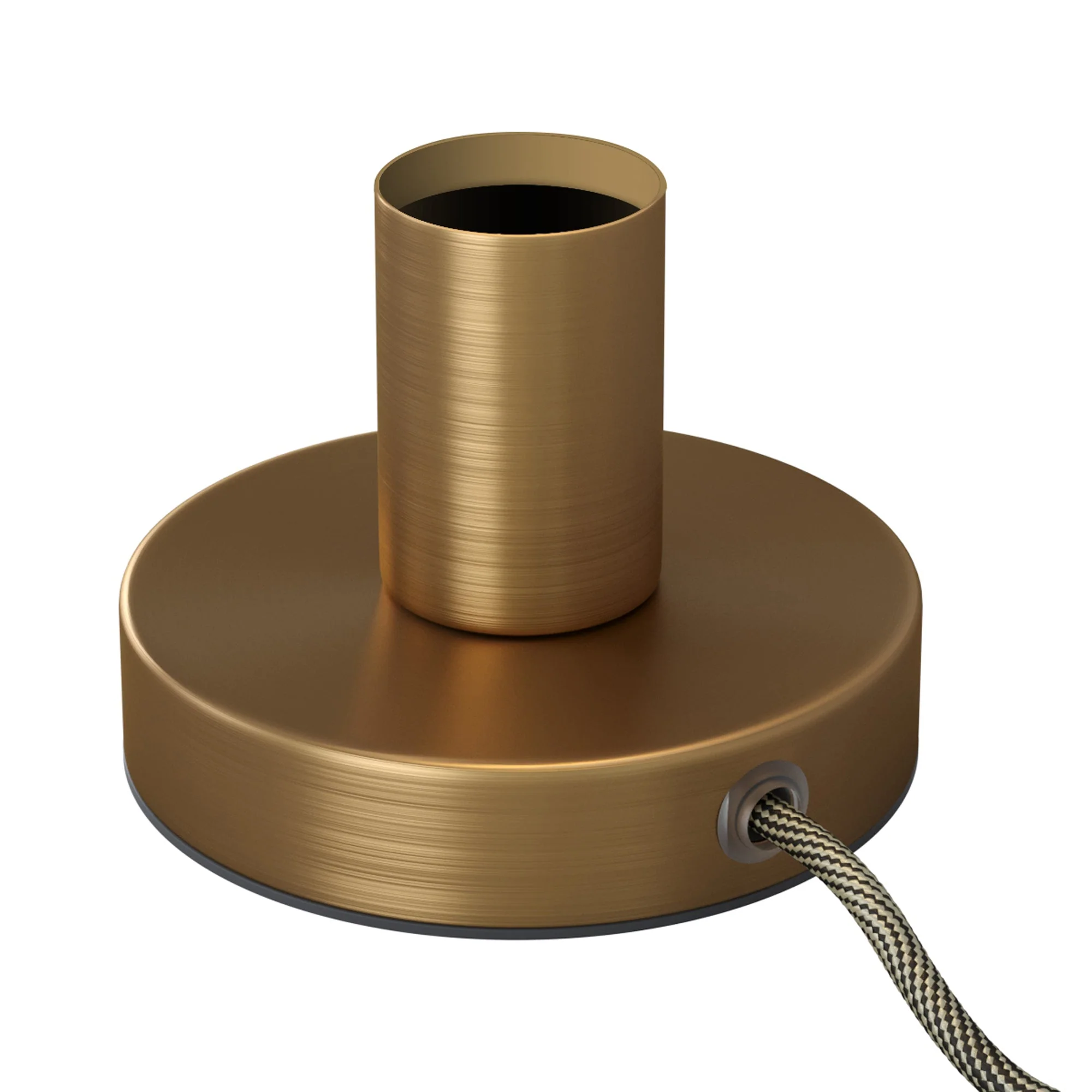 Posaluce - Lampada da tavolo in metallo - Bronzo satinato