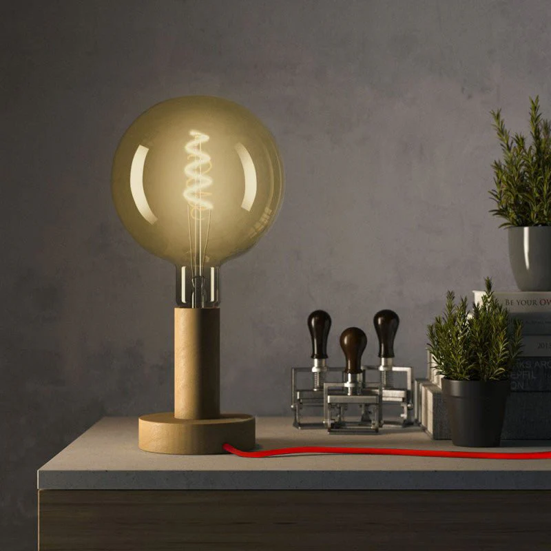 Posaluce - Table lamp in Large wood - Neutral - Image 2