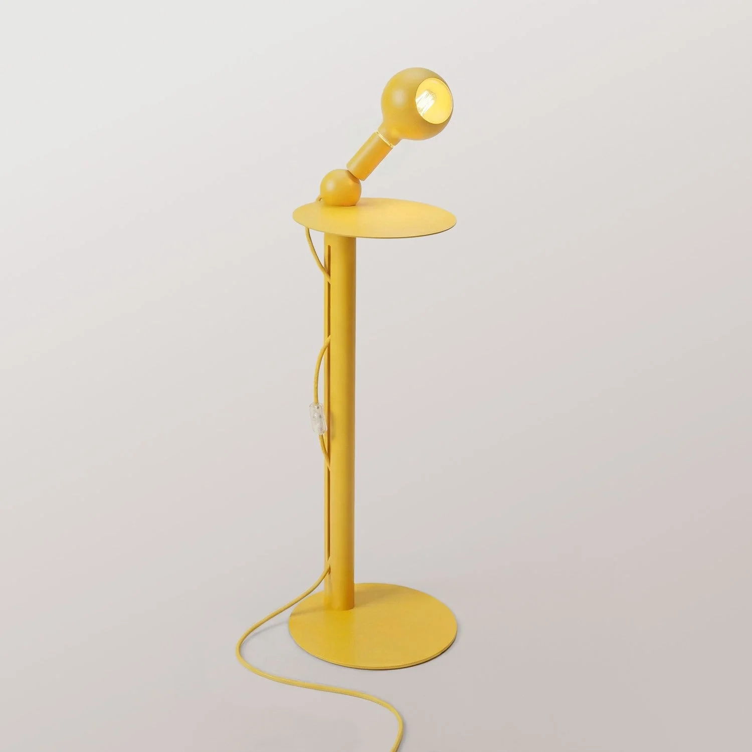 Rocco - Lampada da terra con lampadina Camo - Giallo