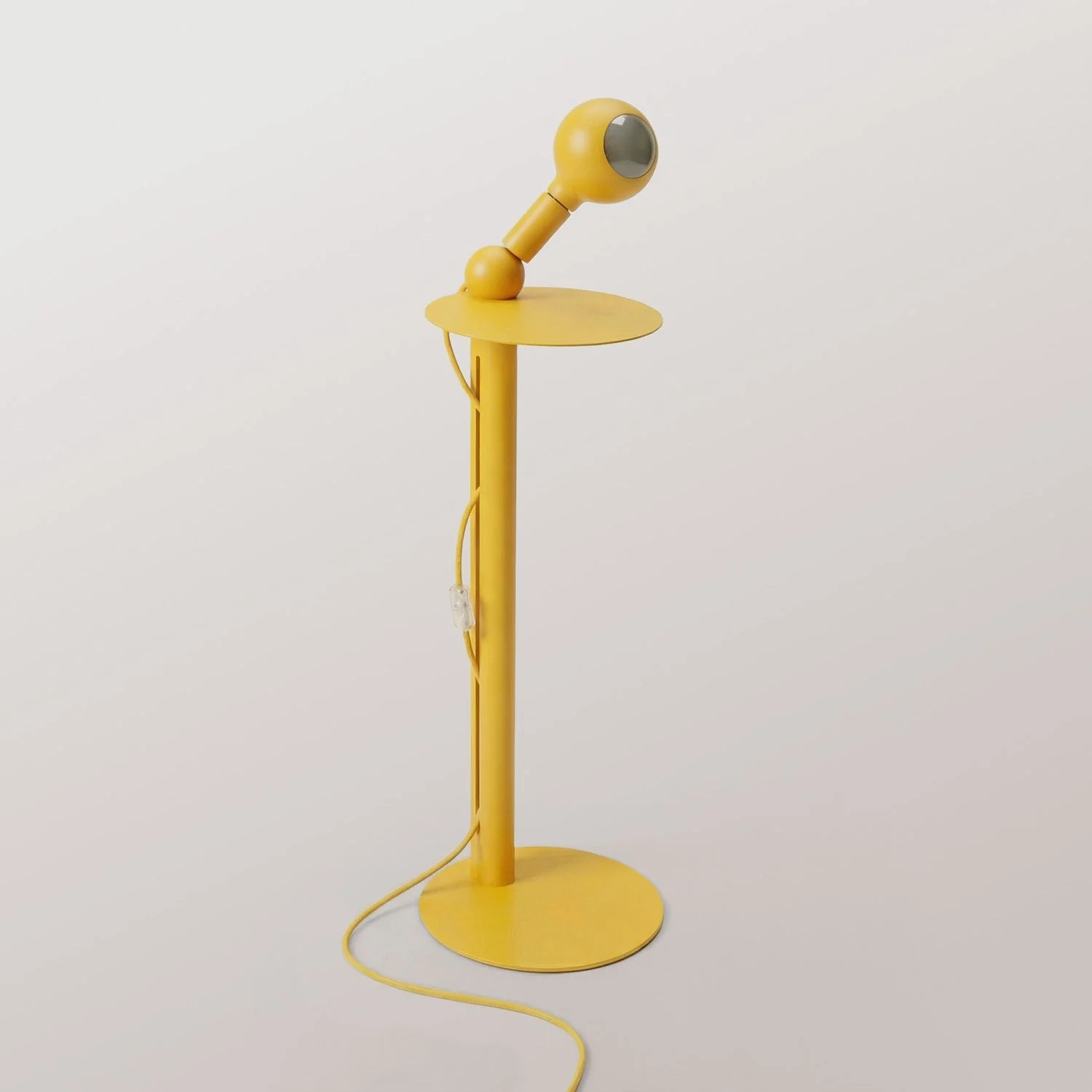 Rocco - Lampada da terra con lampadina Camo - Giallo - Image 4